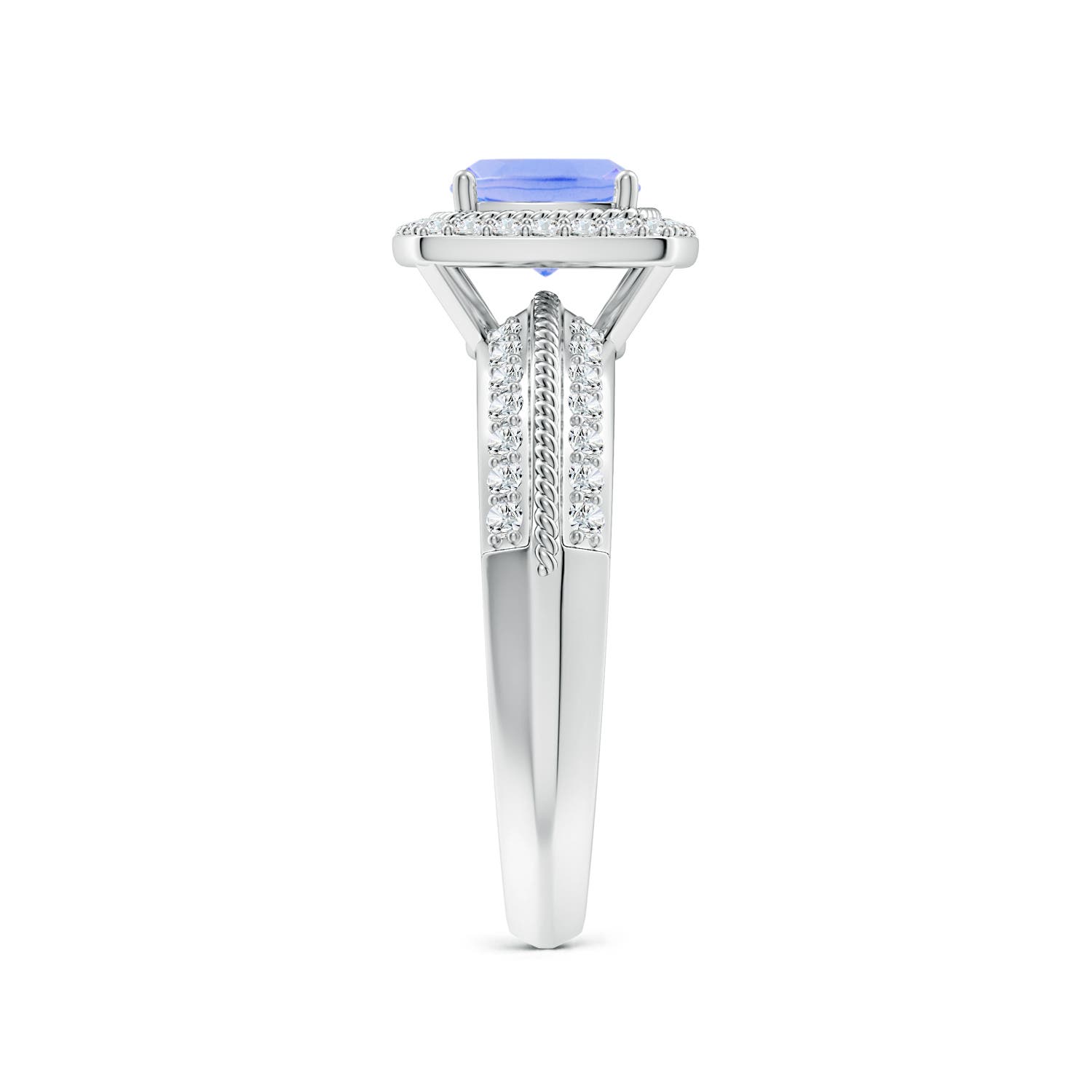 A - Tanzanite / 1.47 CT / 14 KT White Gold