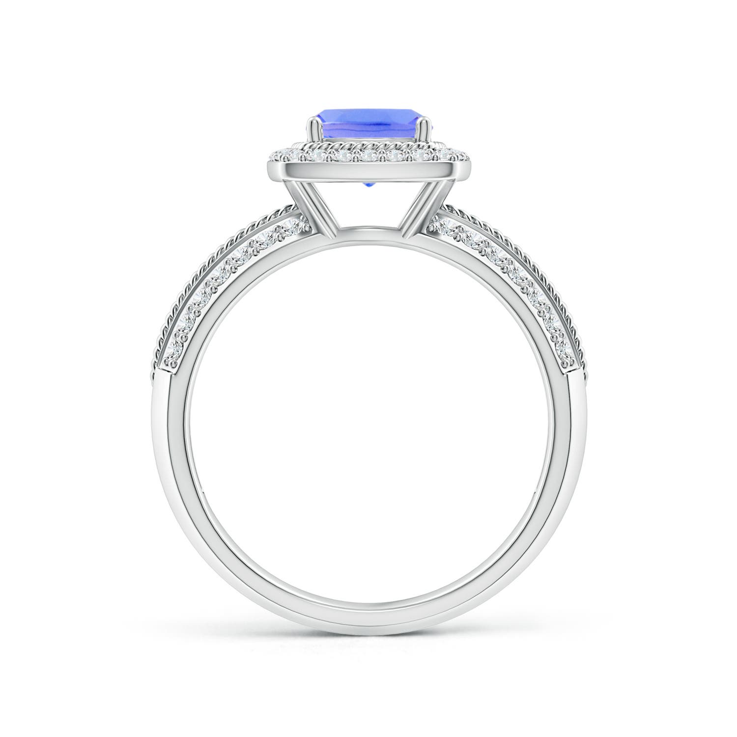 AA - Tanzanite / 1.47 CT / 14 KT White Gold