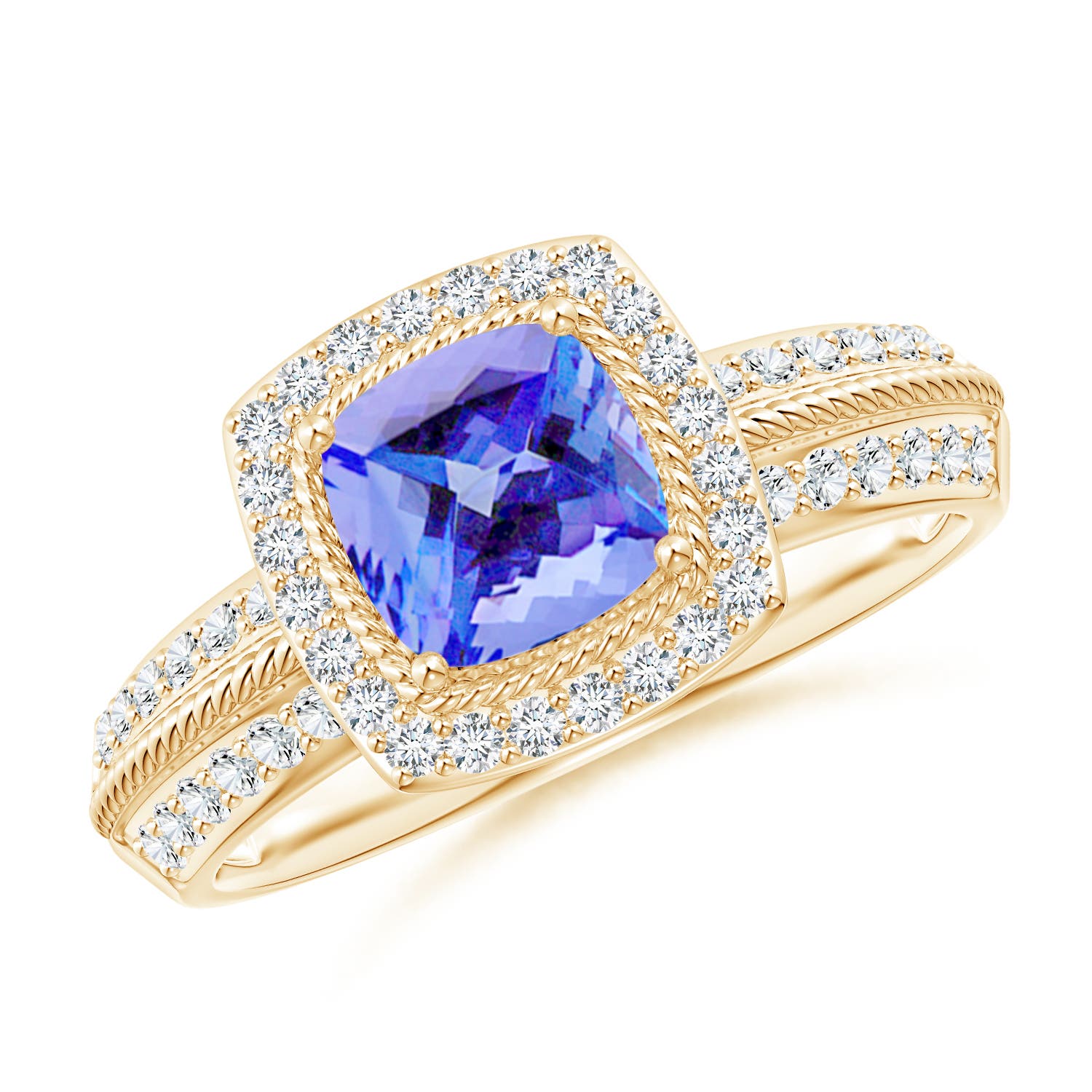 AA - Tanzanite / 1.47 CT / 14 KT Yellow Gold