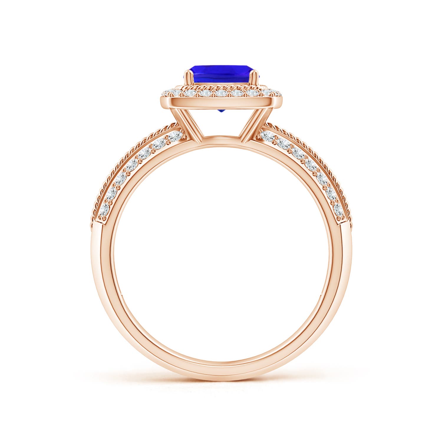 AAA - Tanzanite / 1.47 CT / 14 KT Rose Gold