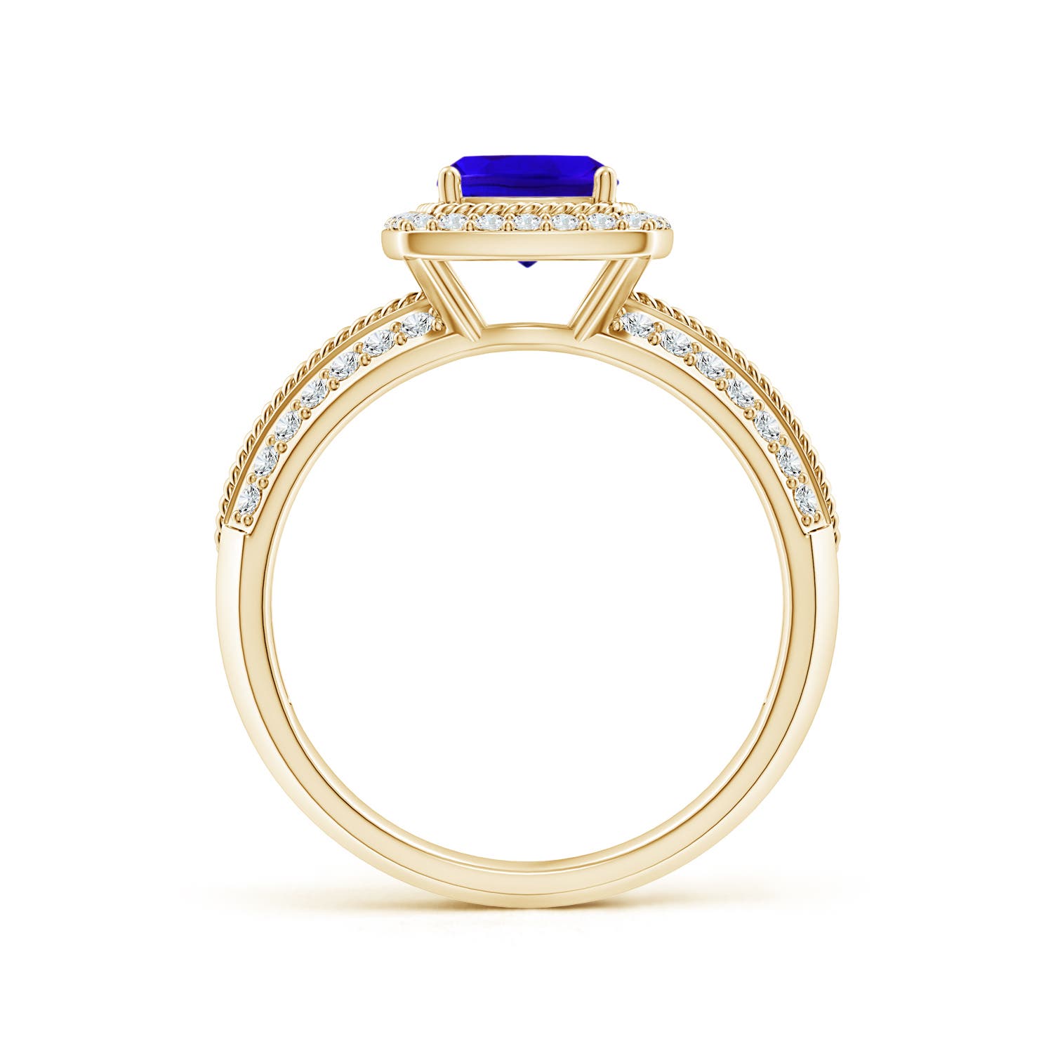 AAAA - Tanzanite / 1.47 CT / 14 KT Yellow Gold