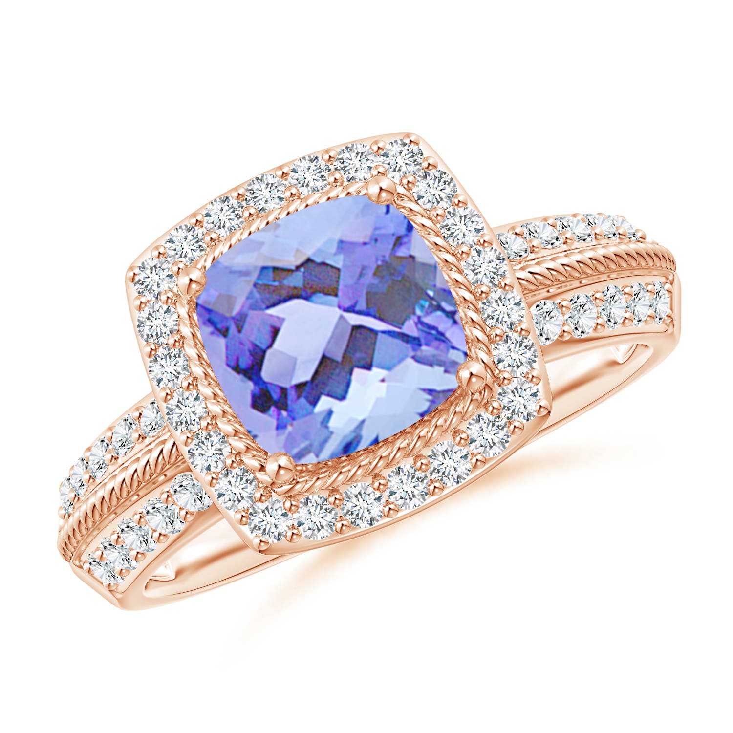 A - Tanzanite / 2.02 CT / 14 KT Rose Gold