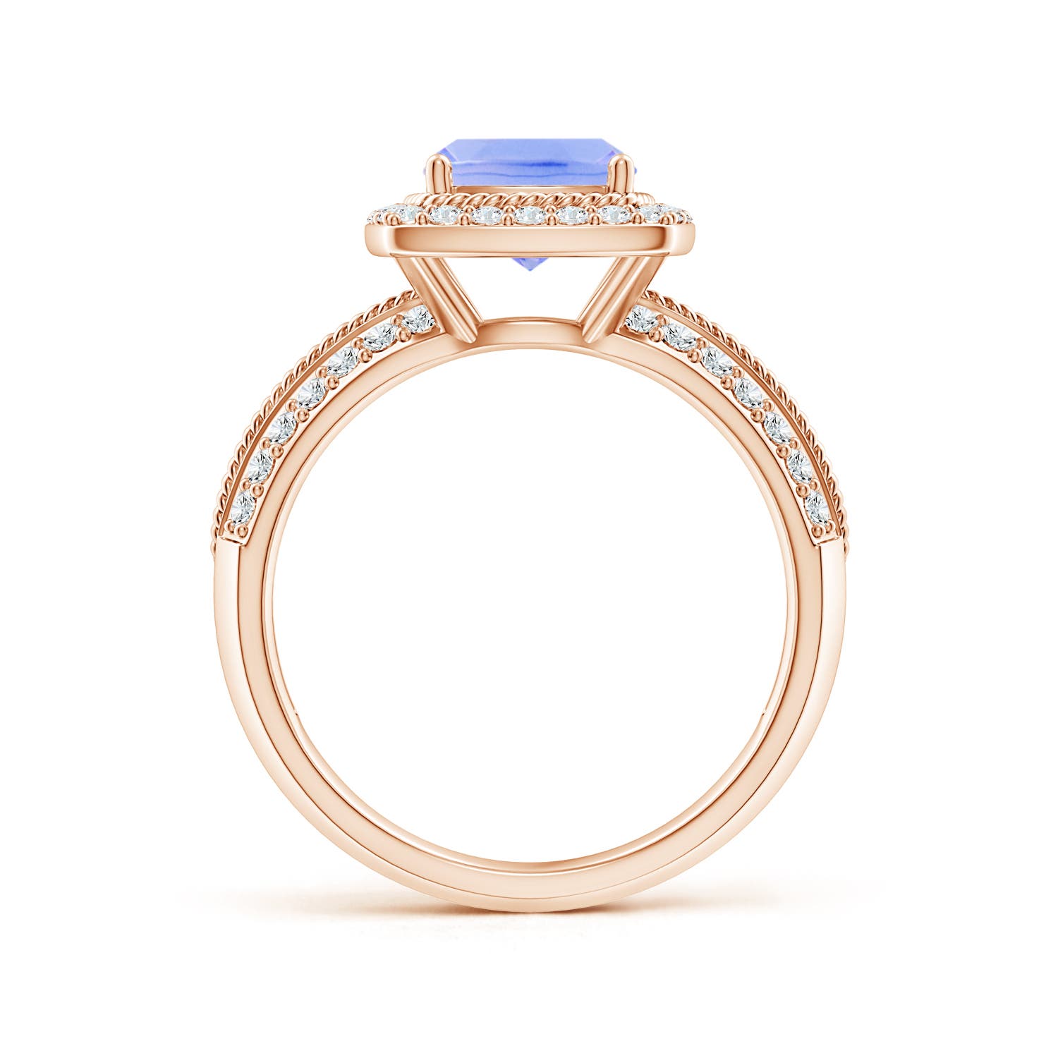 A - Tanzanite / 2.02 CT / 14 KT Rose Gold