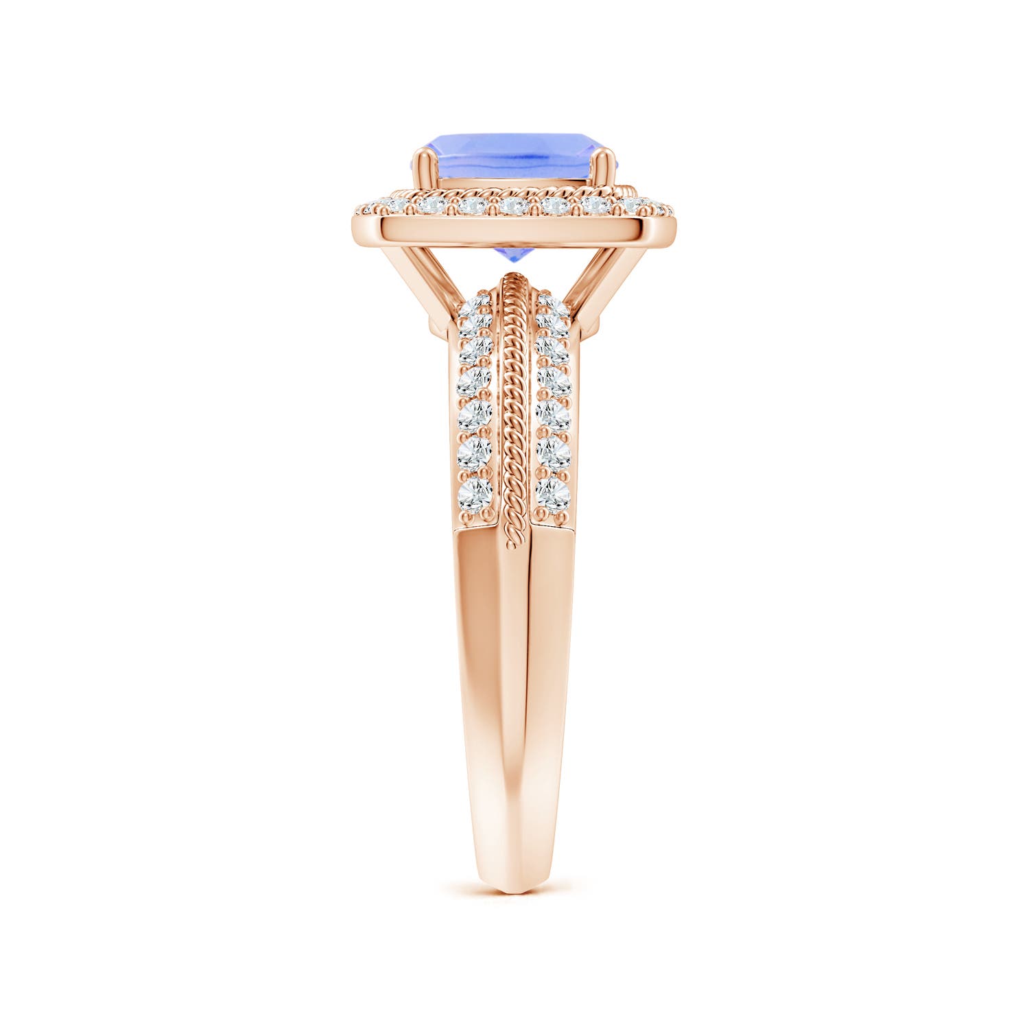 A - Tanzanite / 2.02 CT / 14 KT Rose Gold