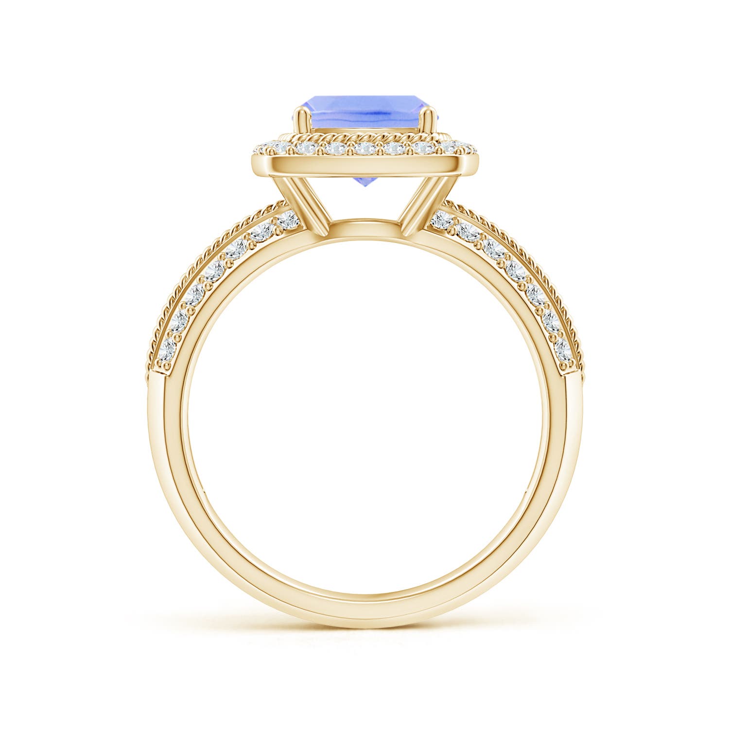 A - Tanzanite / 2.02 CT / 14 KT Yellow Gold