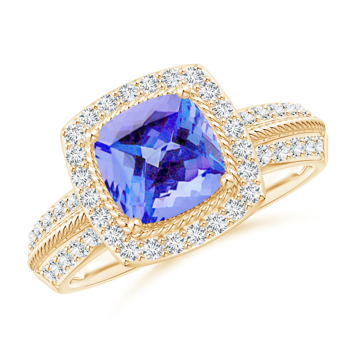 AA - Tanzanite / 2.02 CT / 14 KT Yellow Gold