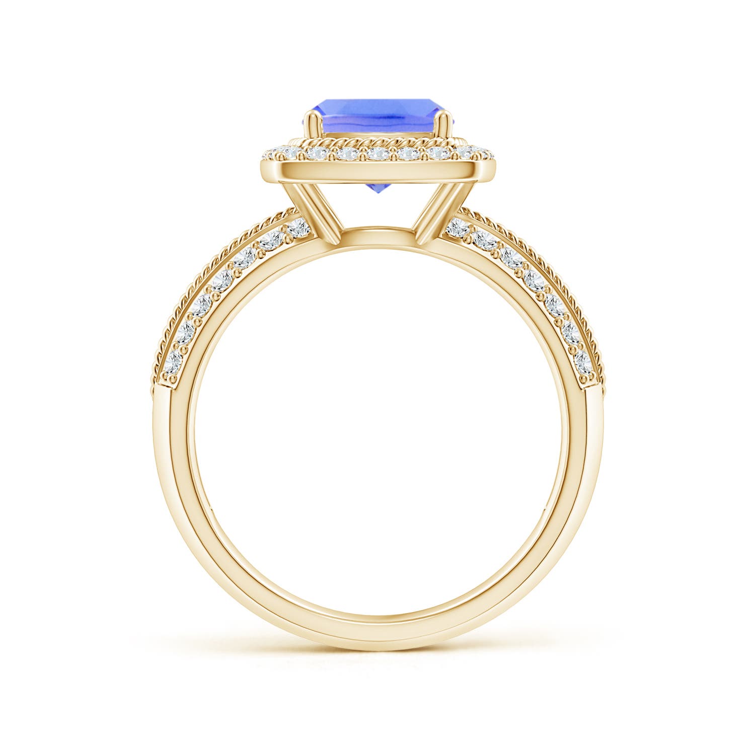 AA - Tanzanite / 2.02 CT / 14 KT Yellow Gold