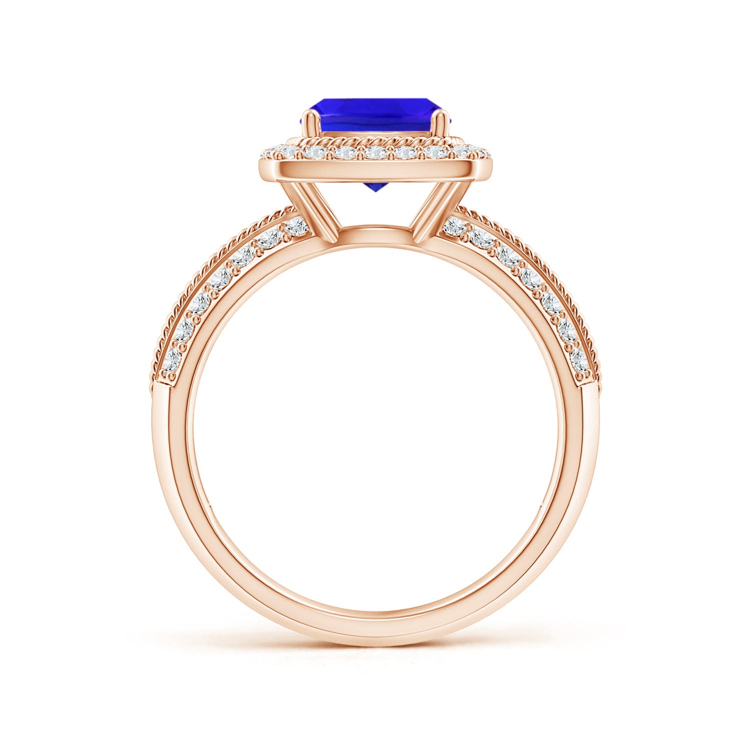 AAA - Tanzanite / 2.02 CT / 14 KT Rose Gold