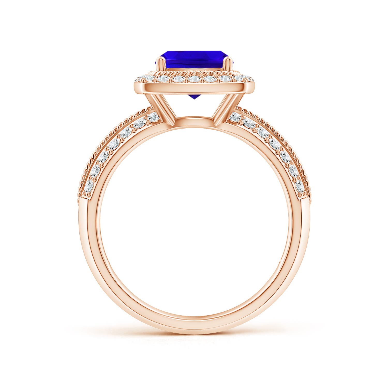 AAAA - Tanzanite / 2.02 CT / 14 KT Rose Gold