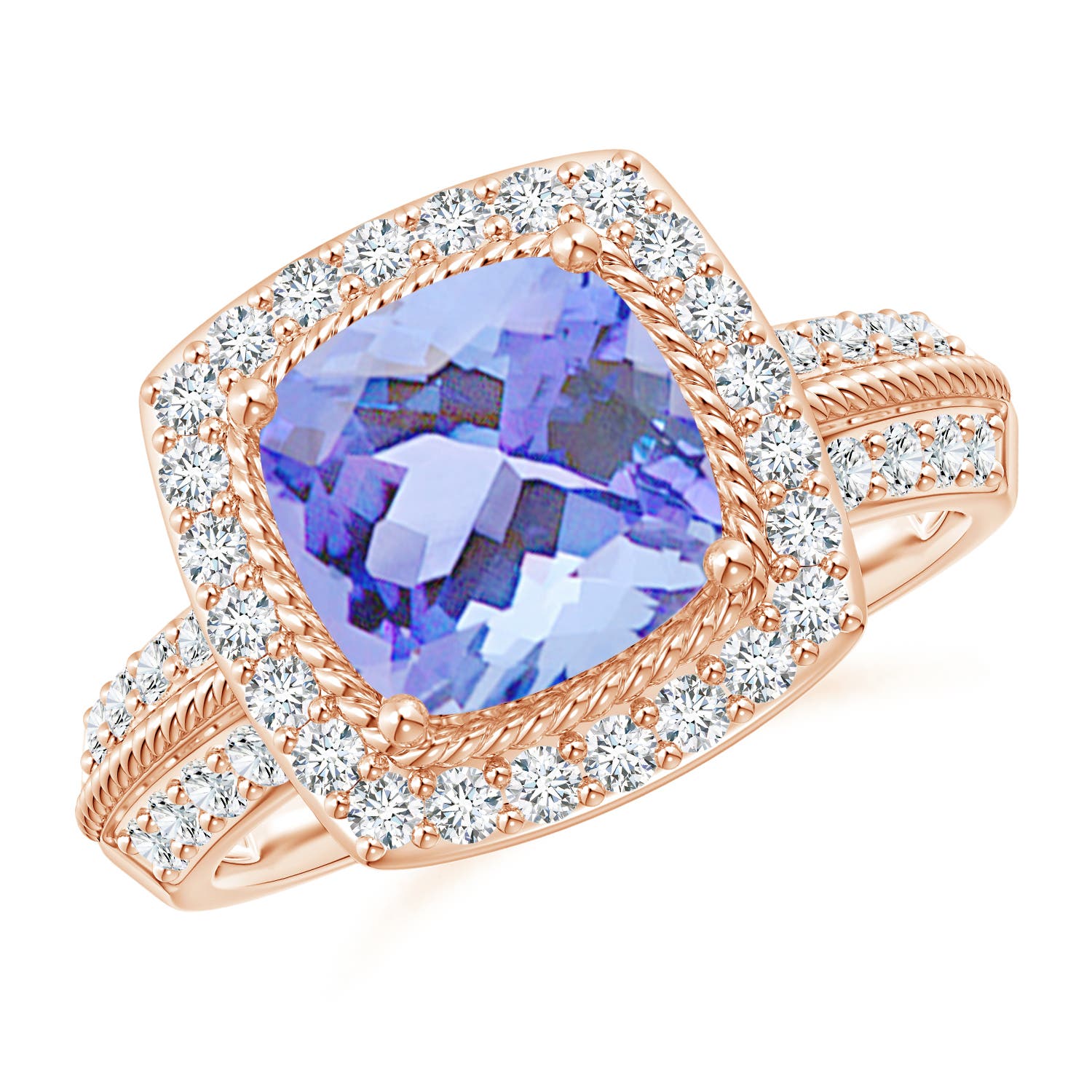 A - Tanzanite / 2.82 CT / 14 KT Rose Gold