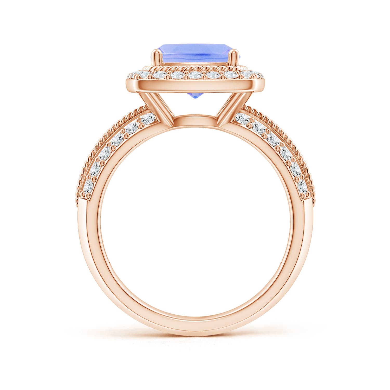 A - Tanzanite / 2.82 CT / 14 KT Rose Gold