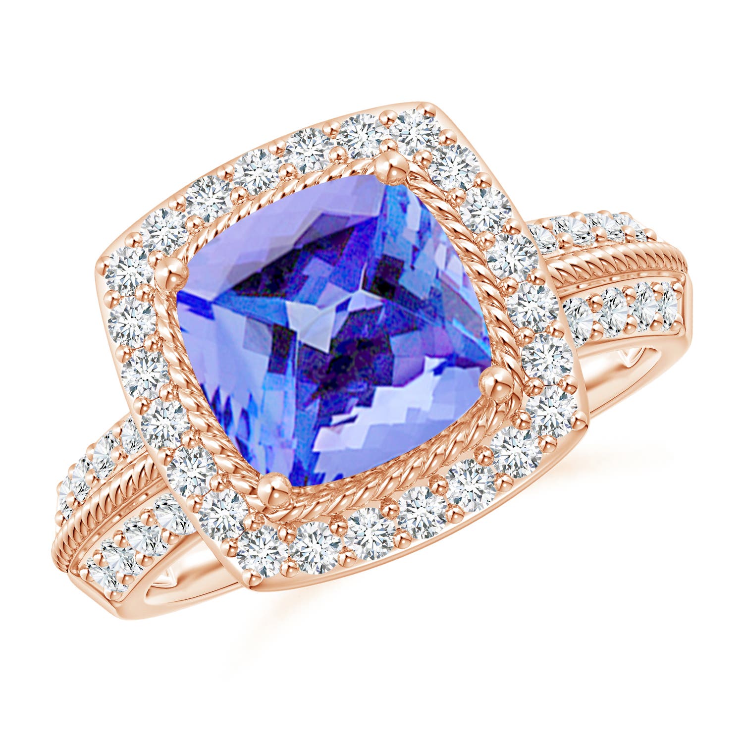 AA - Tanzanite / 2.82 CT / 14 KT Rose Gold