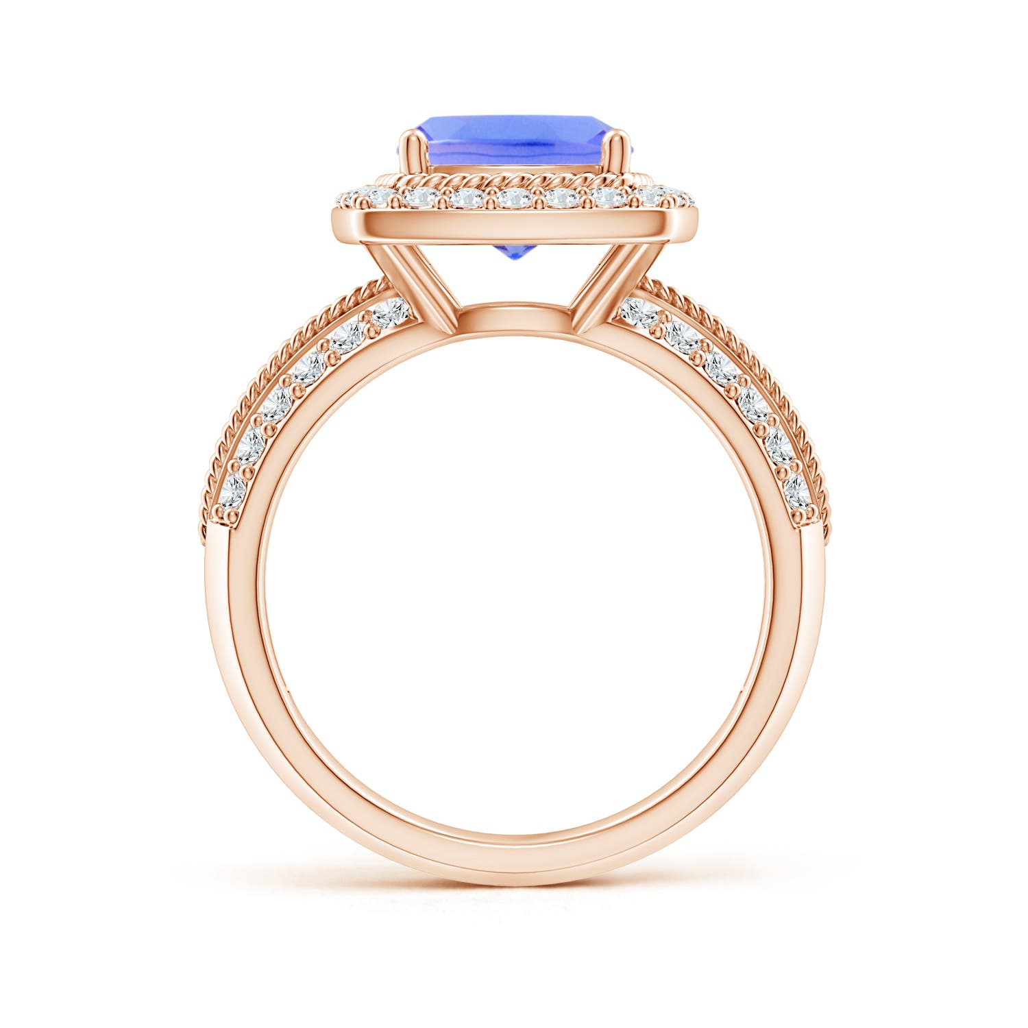 AA - Tanzanite / 2.82 CT / 14 KT Rose Gold