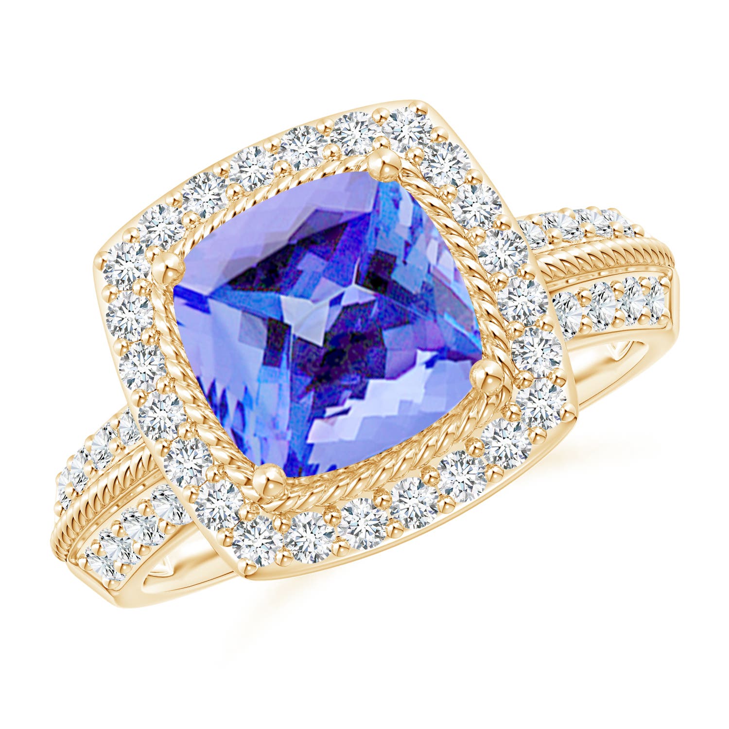 AA - Tanzanite / 2.82 CT / 14 KT Yellow Gold