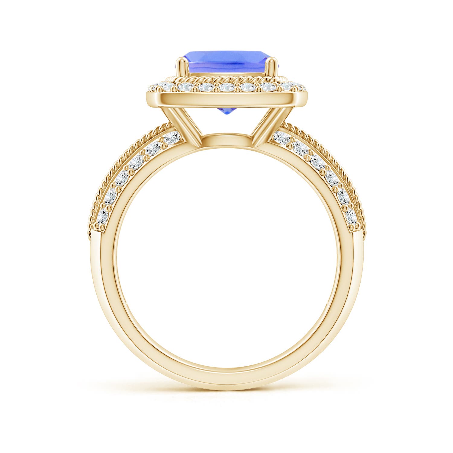 AA - Tanzanite / 2.82 CT / 14 KT Yellow Gold