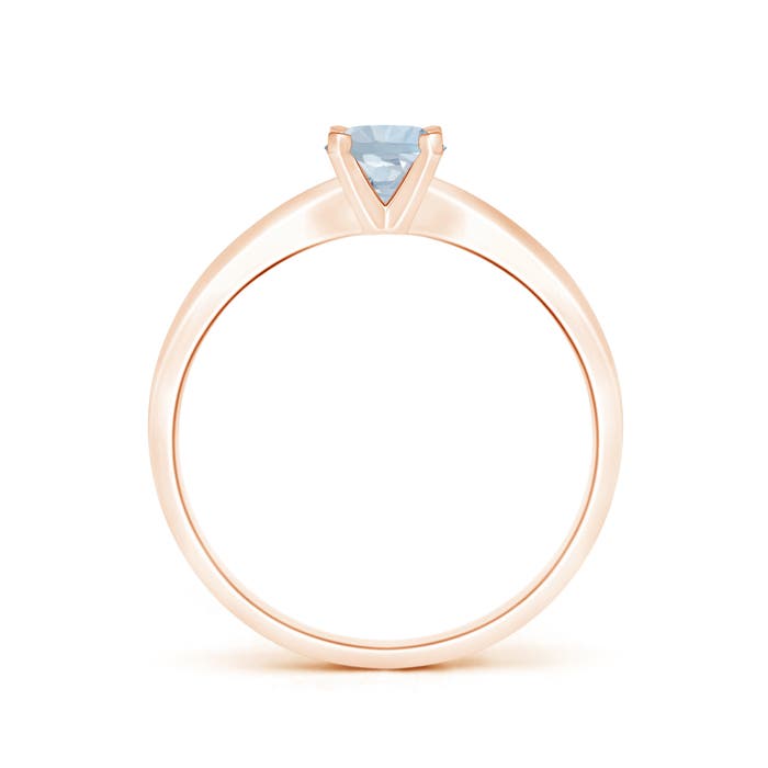 A - Aquamarine / 0.4 CT / 14 KT Rose Gold