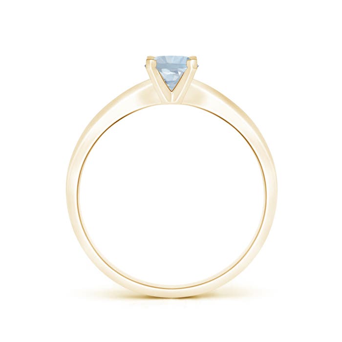 A - Aquamarine / 0.4 CT / 14 KT Yellow Gold