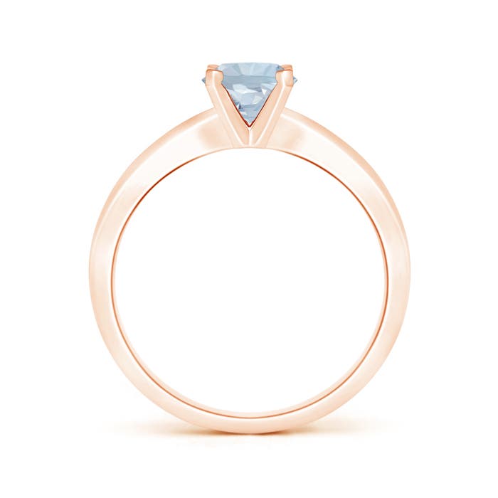 A - Aquamarine / 0.72 CT / 14 KT Rose Gold