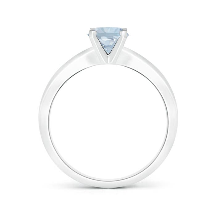 A - Aquamarine / 0.72 CT / 14 KT White Gold