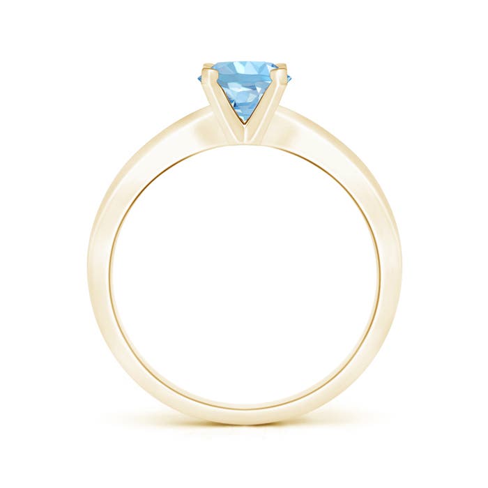 AAAA - Aquamarine / 0.72 CT / 14 KT Yellow Gold