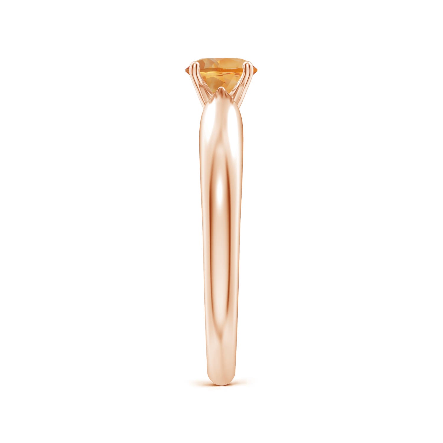 AA - Citrine / 0.45 CT / 14 KT Rose Gold