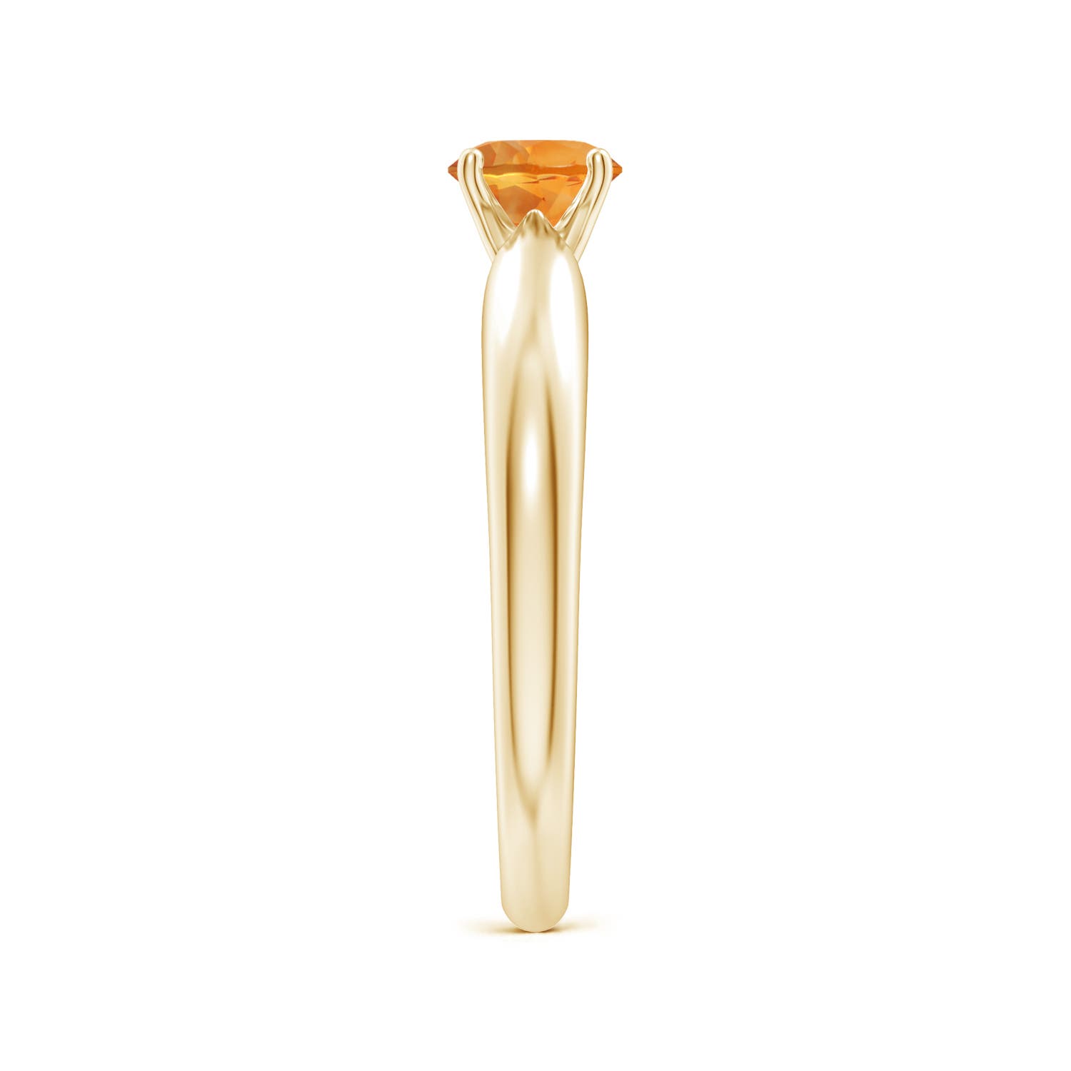 AAA - Citrine / 0.45 CT / 14 KT Yellow Gold