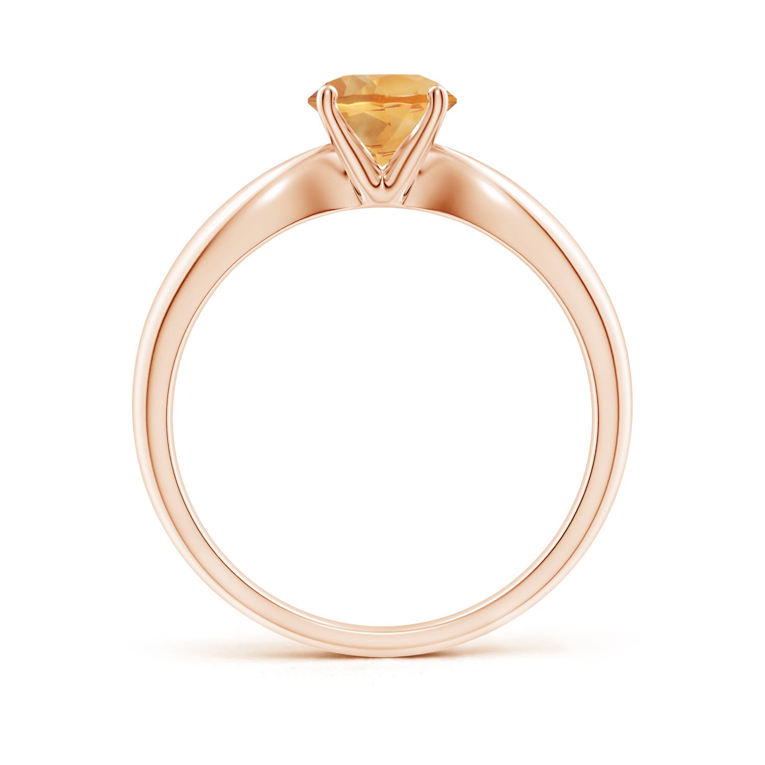 A - Citrine / 0.7 CT / 14 KT Rose Gold