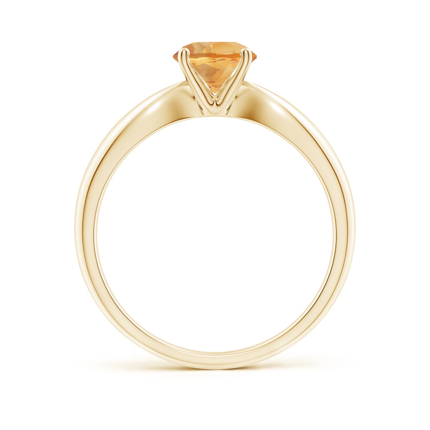 A - Citrine / 0.7 CT / 14 KT Yellow Gold