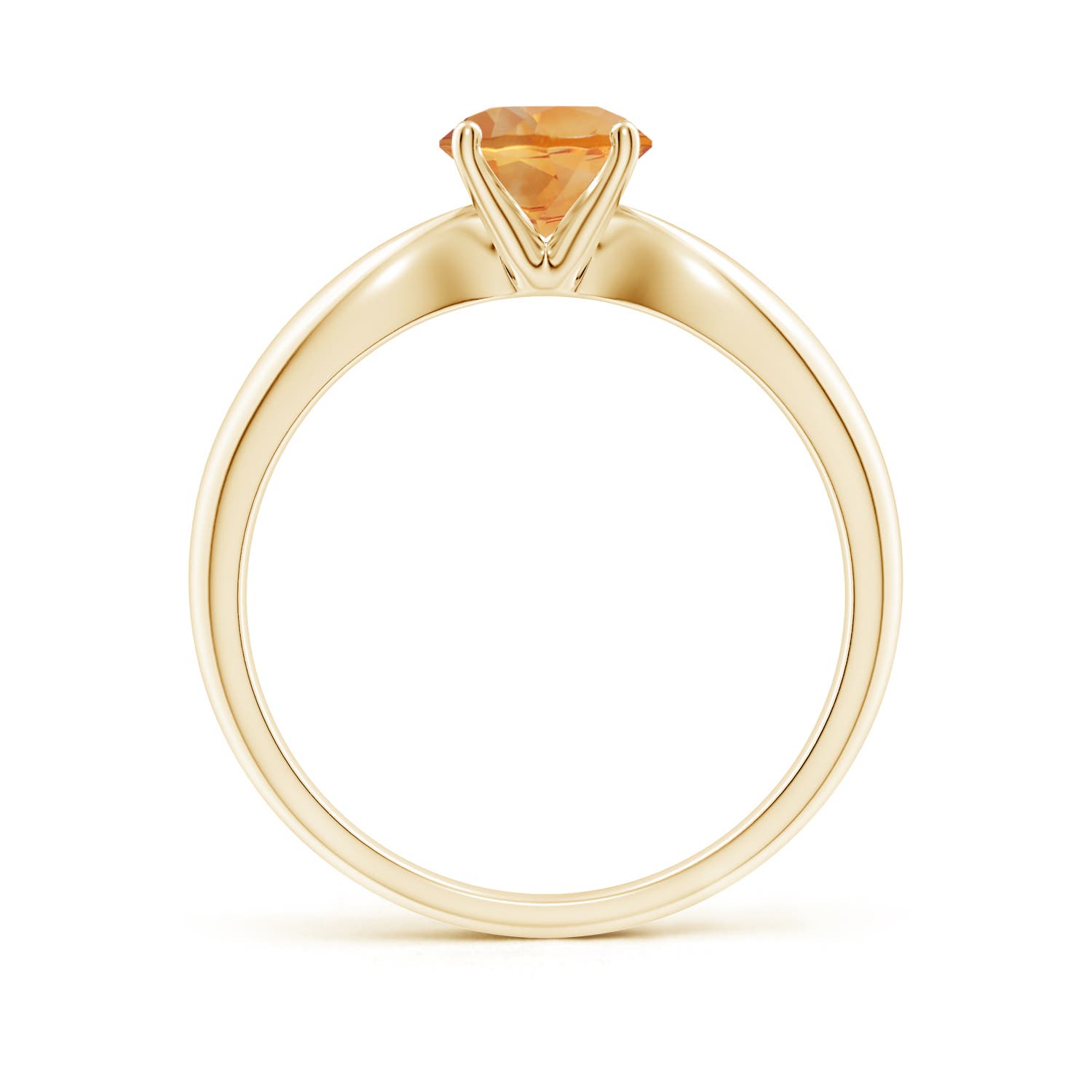 AA - Citrine / 0.7 CT / 14 KT Yellow Gold