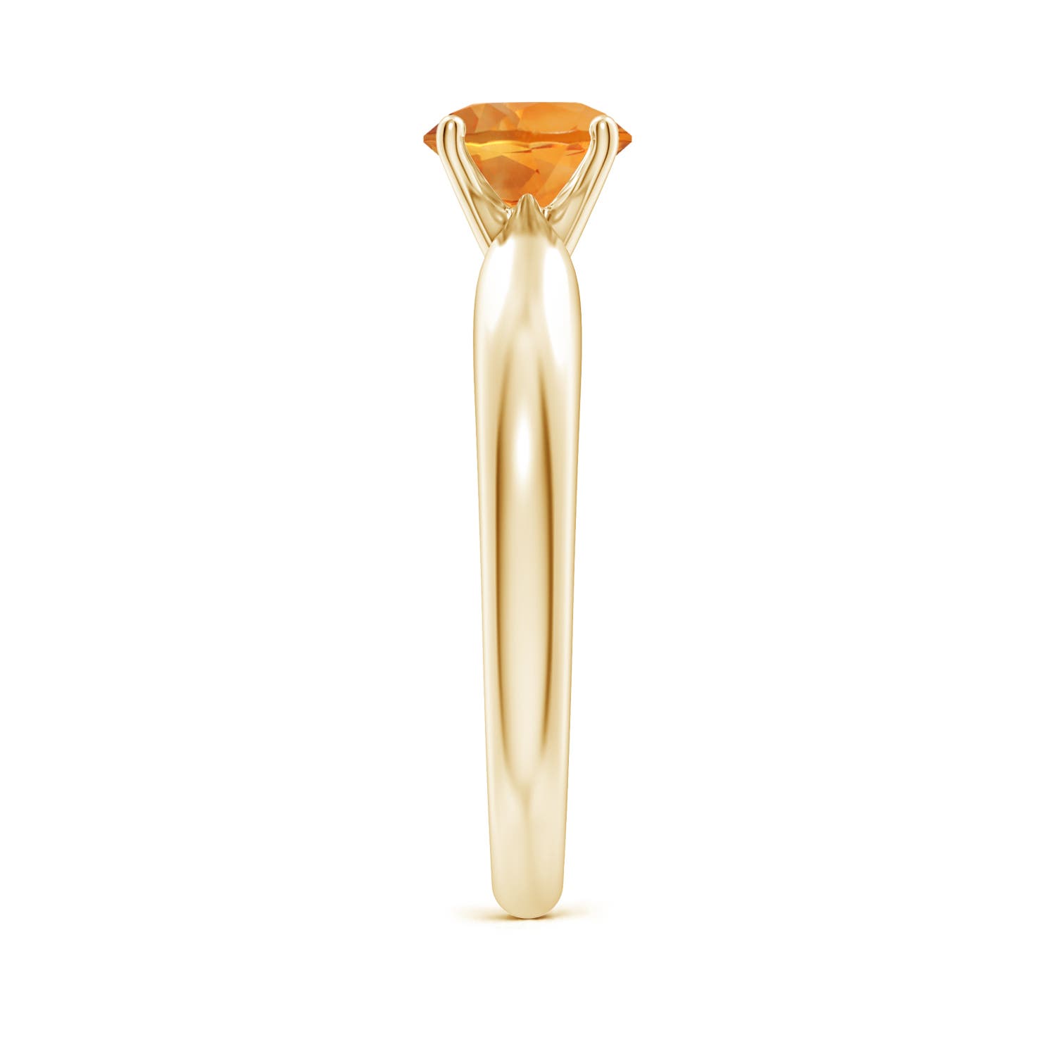 AAA - Citrine / 0.7 CT / 14 KT Yellow Gold