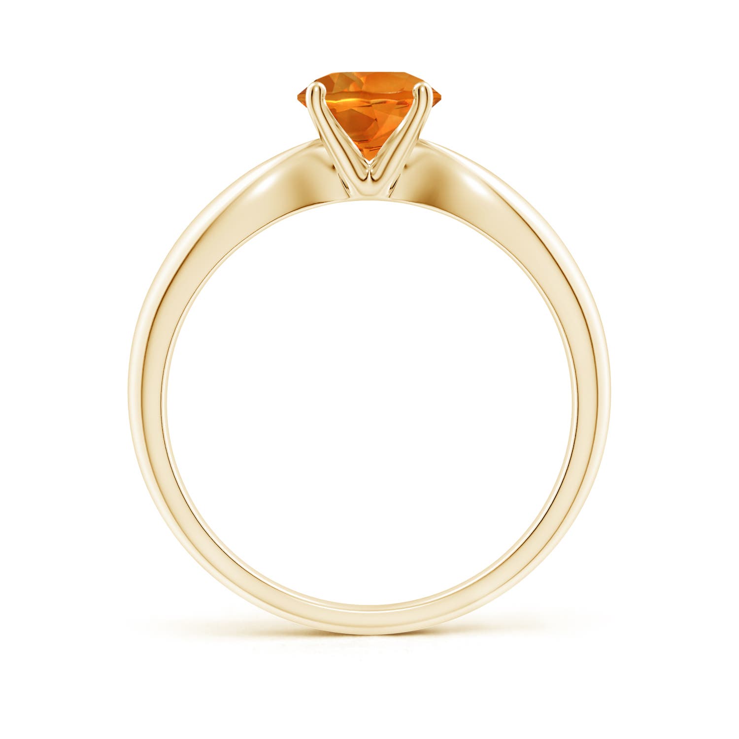 AAAA - Citrine / 0.7 CT / 14 KT Yellow Gold