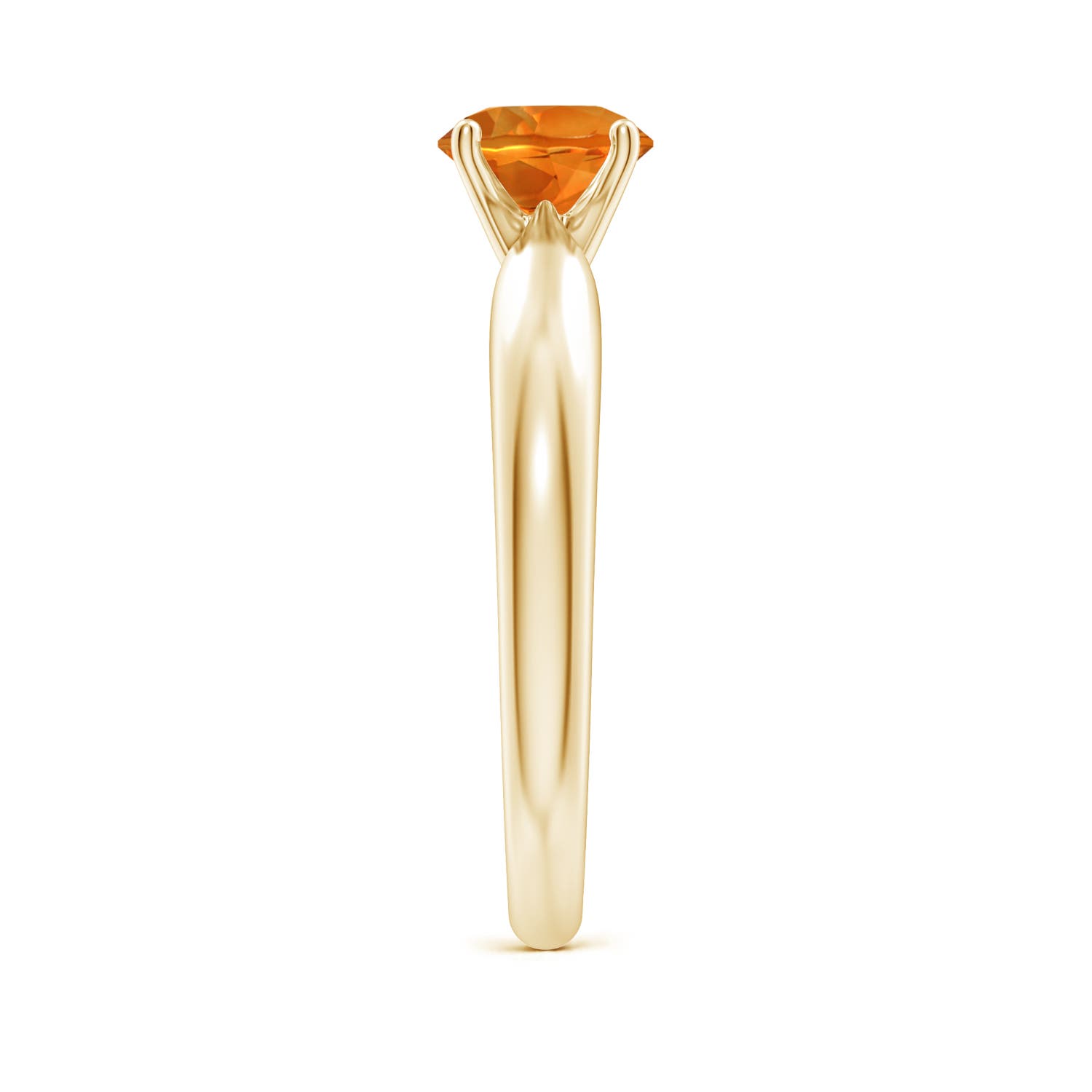 AAAA - Citrine / 0.7 CT / 14 KT Yellow Gold