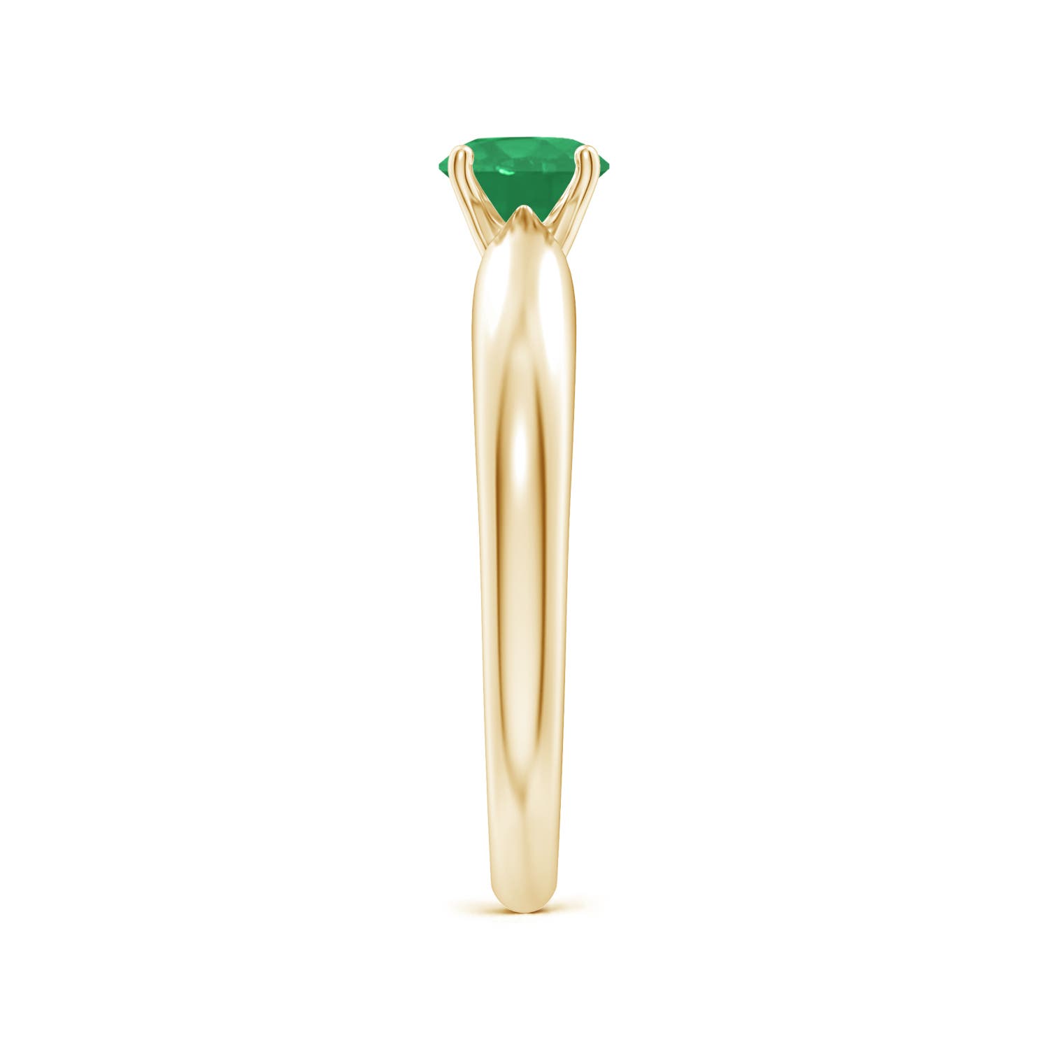 A - Emerald / 0.45 CT / 14 KT Yellow Gold