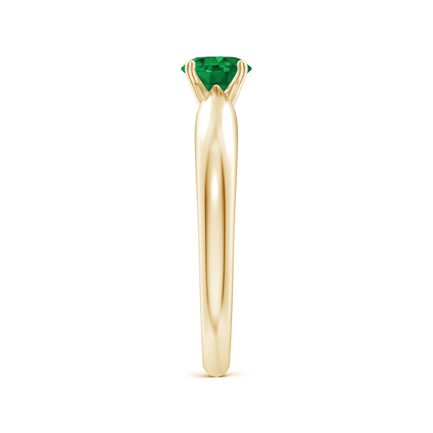 AAA - Emerald / 0.45 CT / 14 KT Yellow Gold