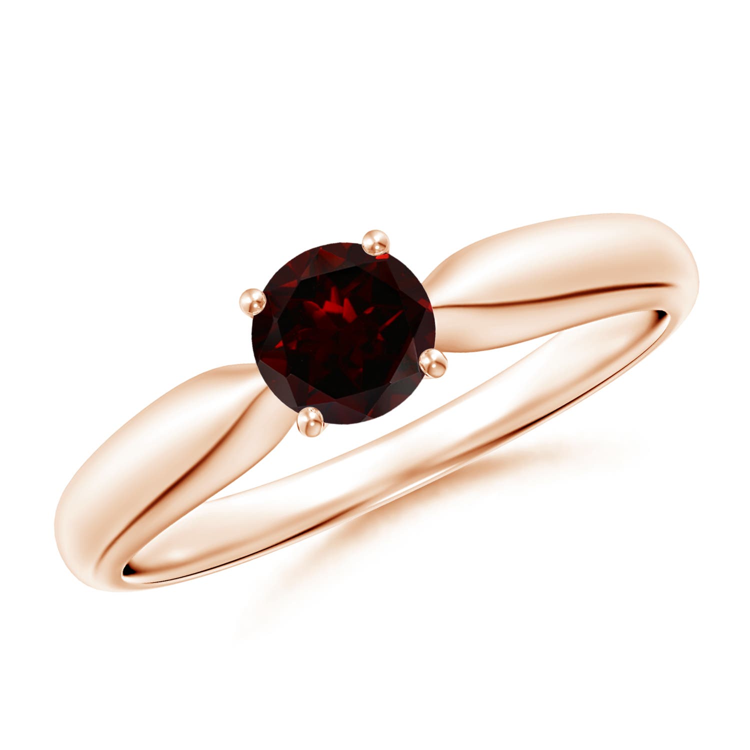 A - Garnet / 0.6 CT / 14 KT Rose Gold