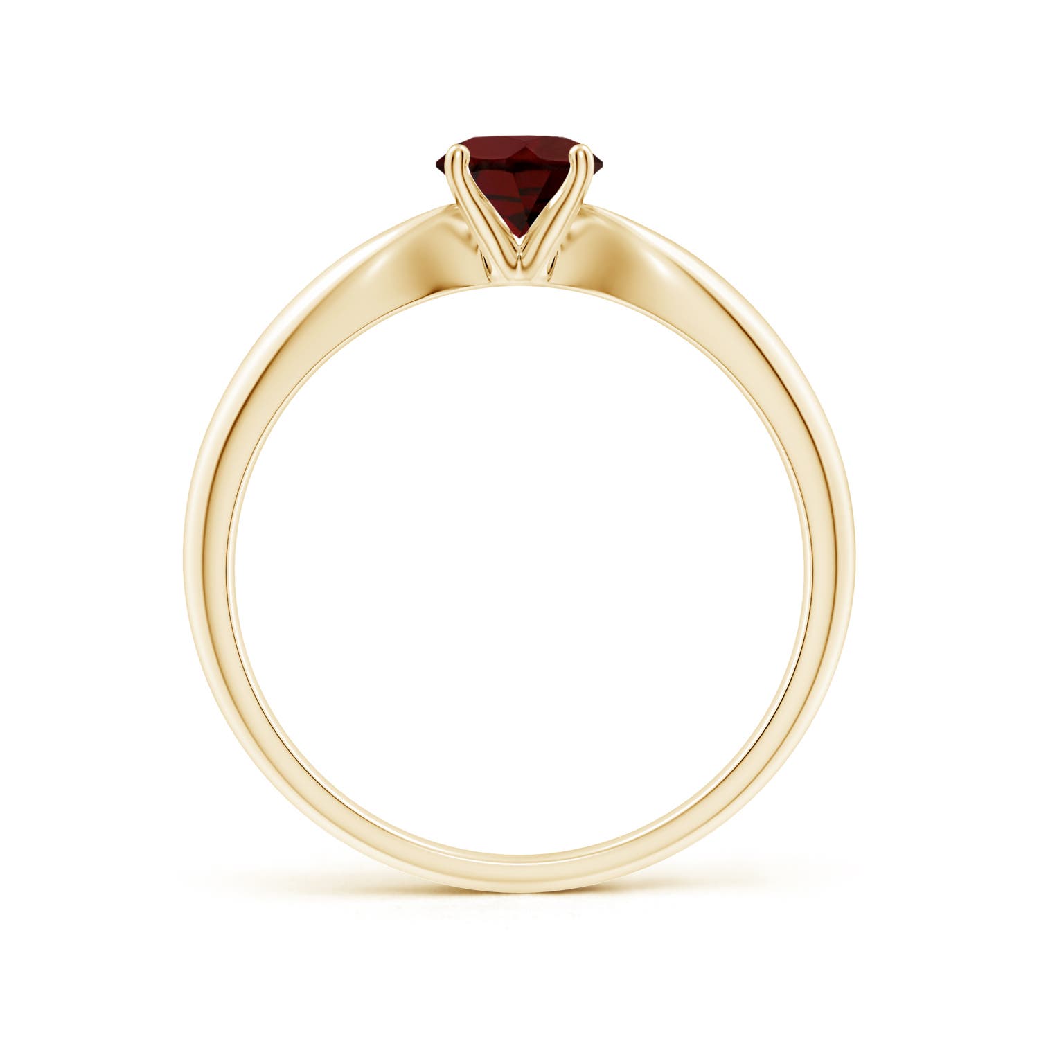 AA - Garnet / 0.6 CT / 14 KT Yellow Gold