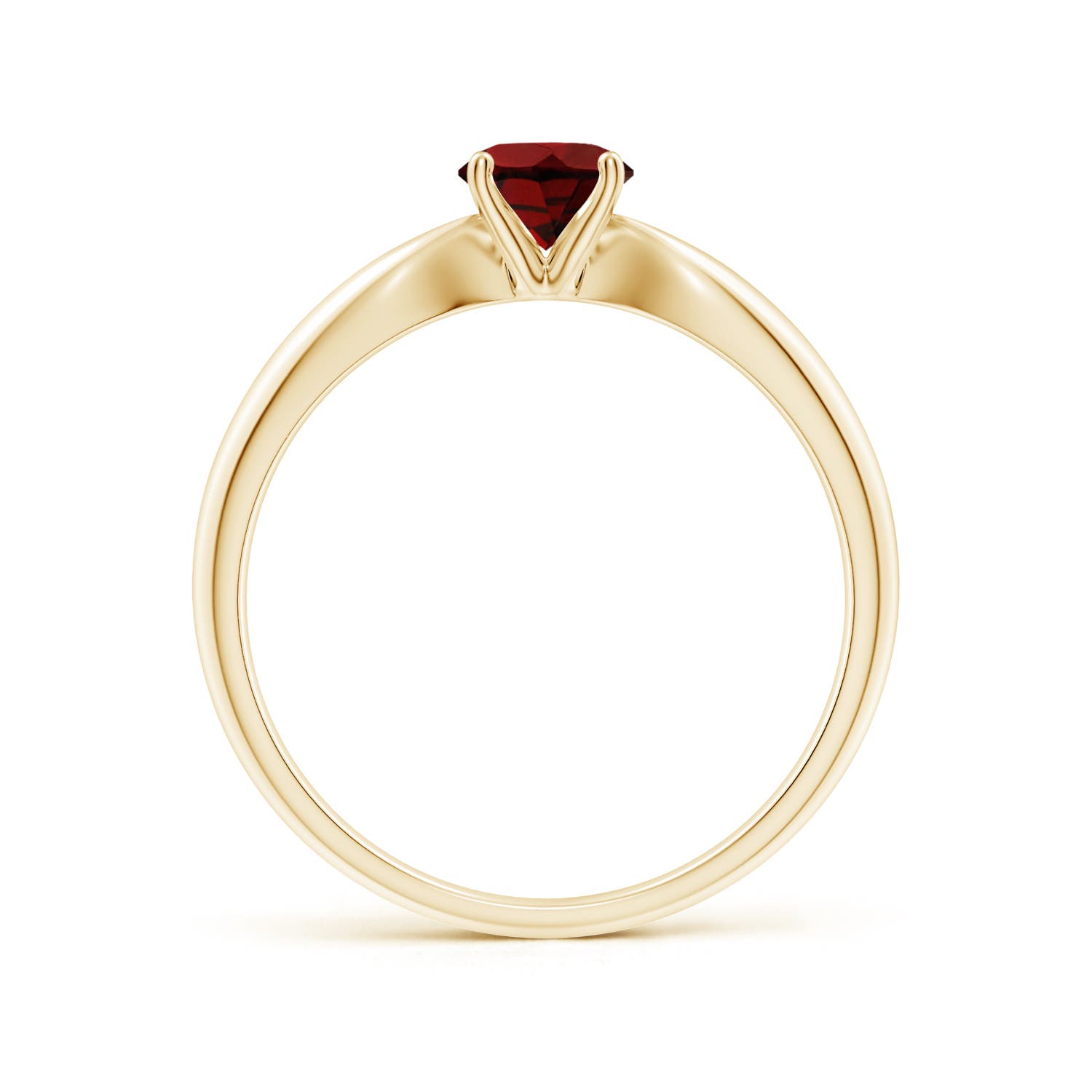 AAA - Garnet / 0.6 CT / 14 KT Yellow Gold