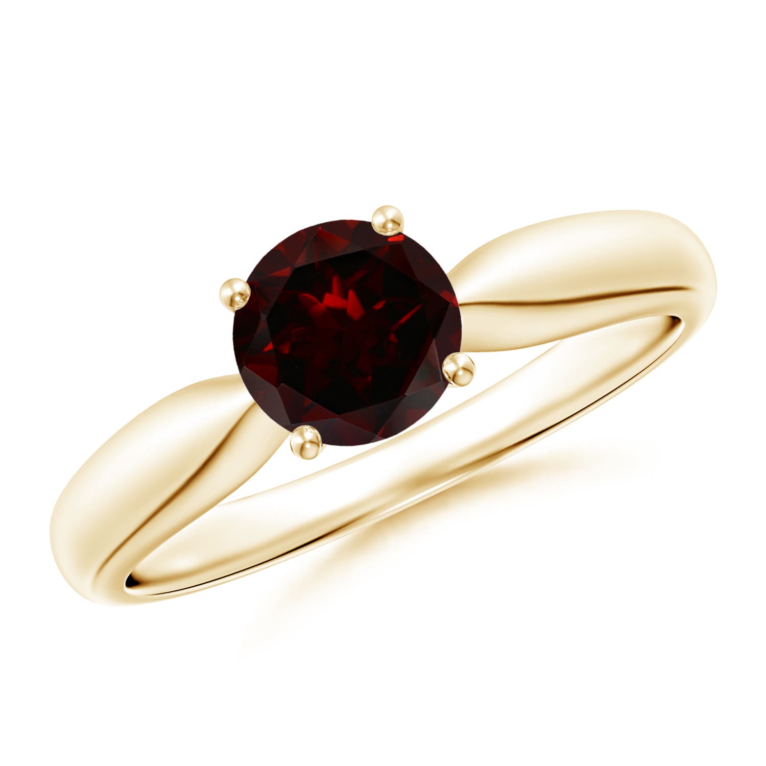 A - Garnet / 1 CT / 14 KT Yellow Gold