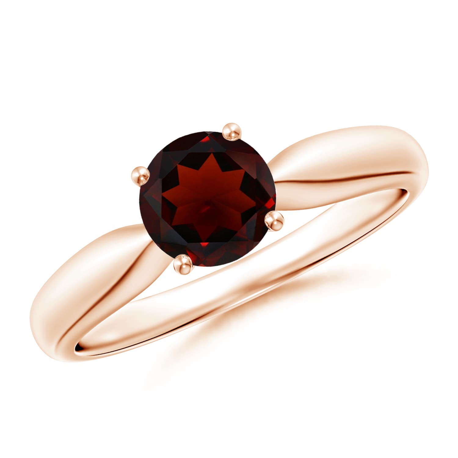 AA - Garnet / 1 CT / 14 KT Rose Gold