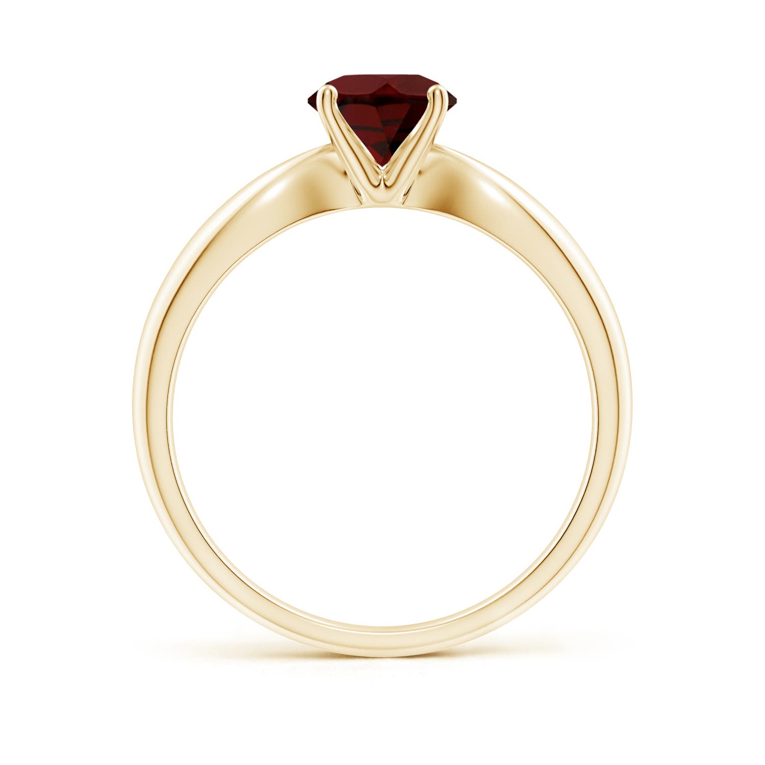 AA - Garnet / 1 CT / 14 KT Yellow Gold