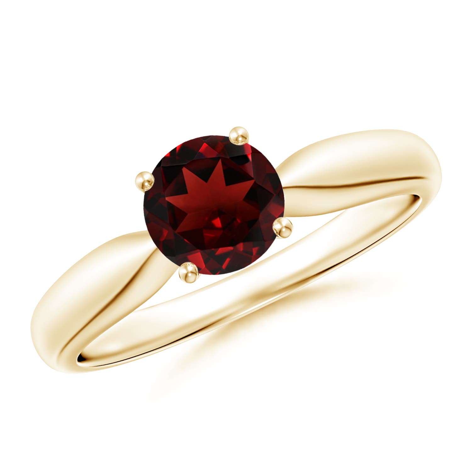 AAA - Garnet / 1 CT / 14 KT Yellow Gold