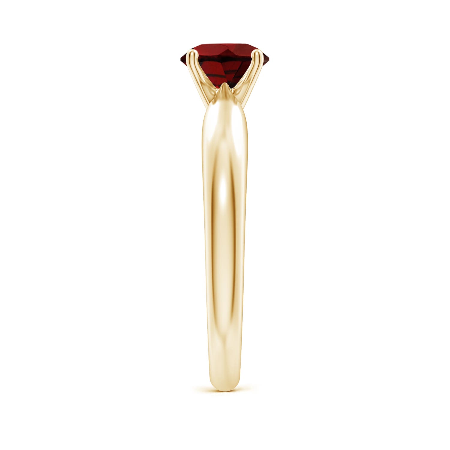 AAA - Garnet / 1 CT / 14 KT Yellow Gold