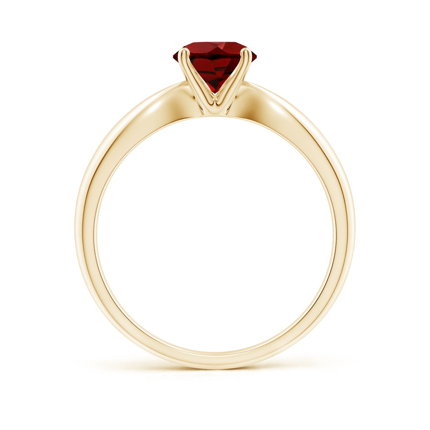 AAAA - Garnet / 1 CT / 14 KT Yellow Gold