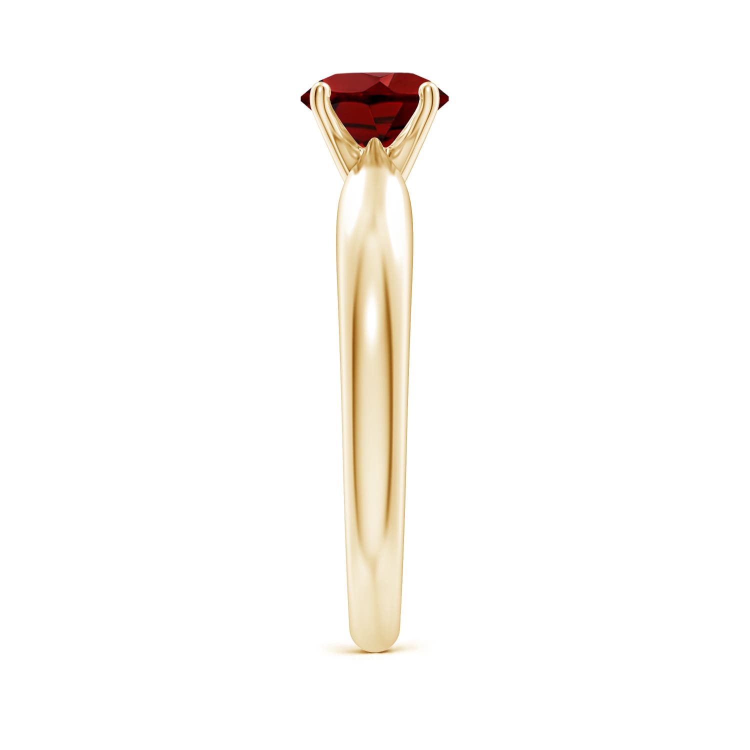 AAAA - Garnet / 1 CT / 14 KT Yellow Gold