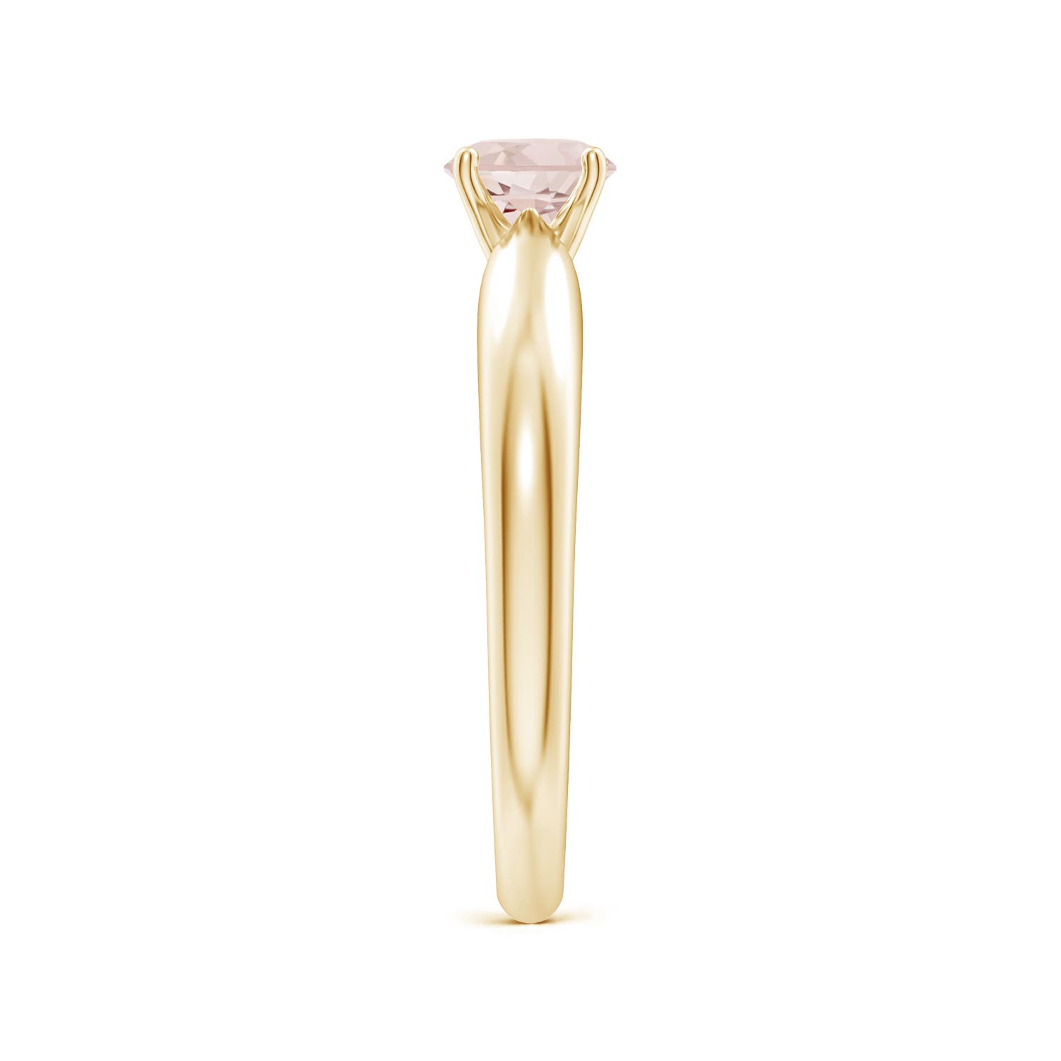 A - Morganite / 0.42 CT / 14 KT Yellow Gold