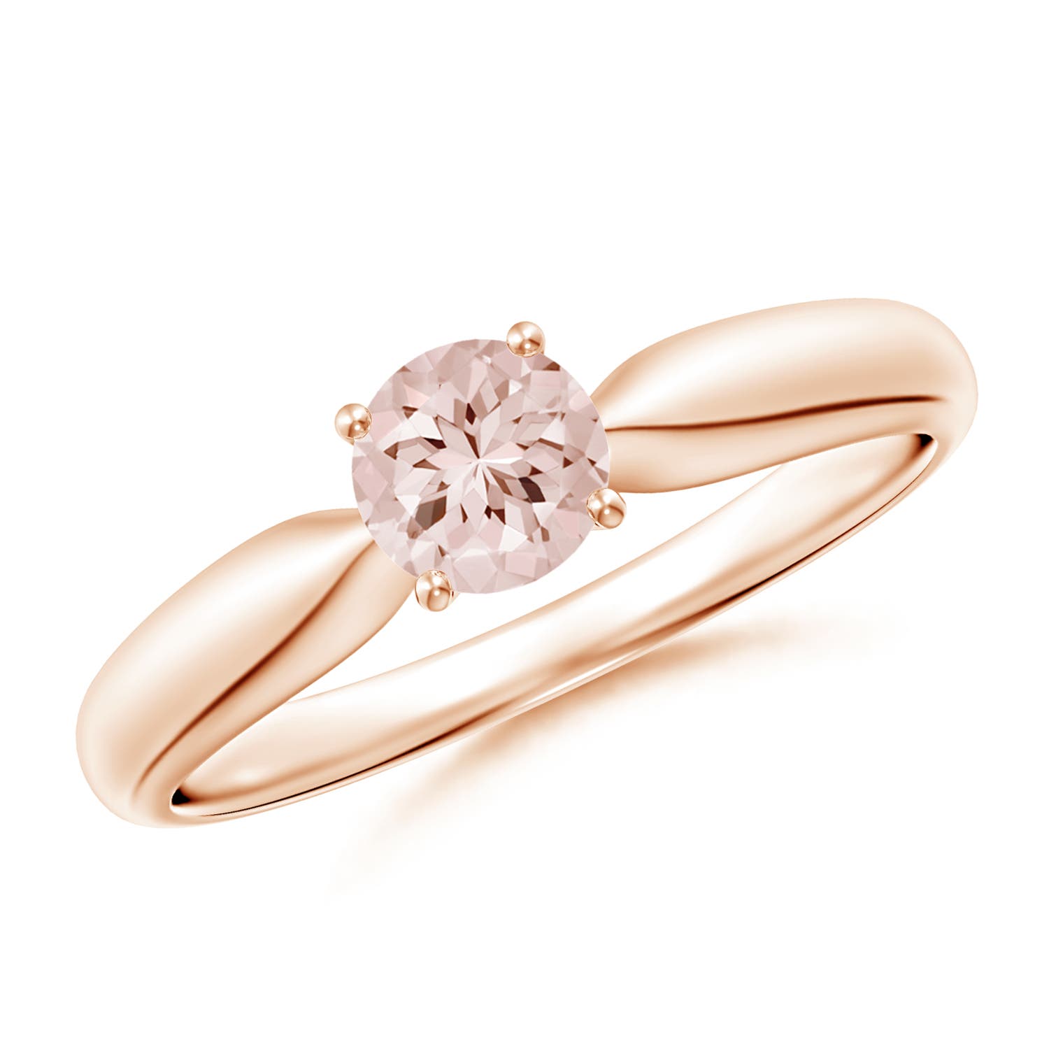 AA - Morganite / 0.42 CT / 14 KT Rose Gold