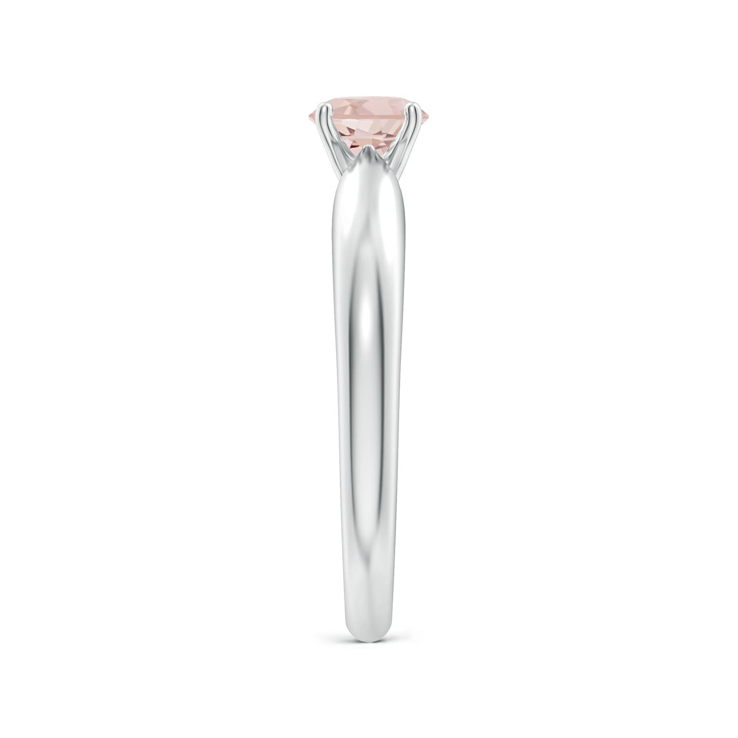 AA - Morganite / 0.42 CT / 14 KT White Gold