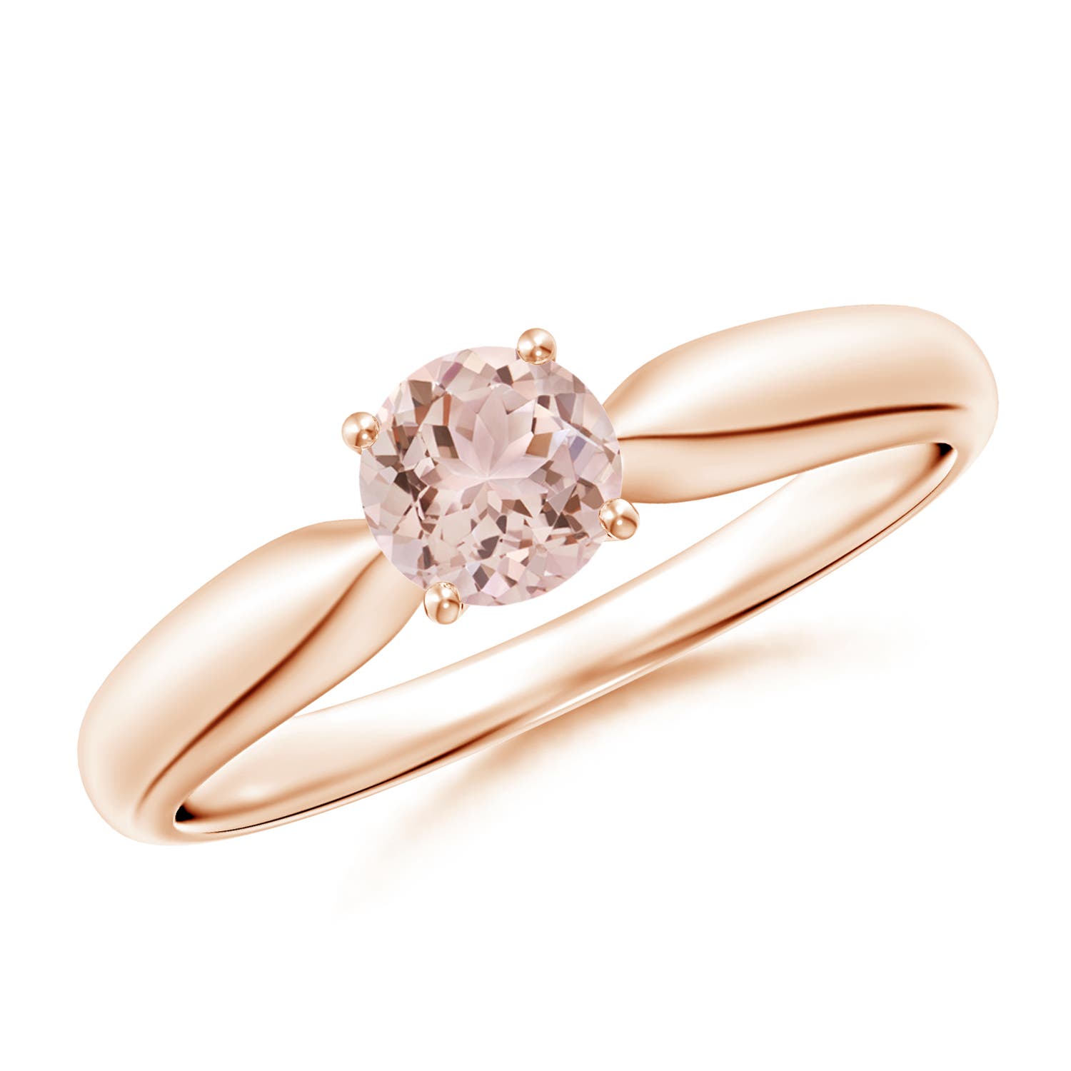 AAA - Morganite / 0.42 CT / 14 KT Rose Gold