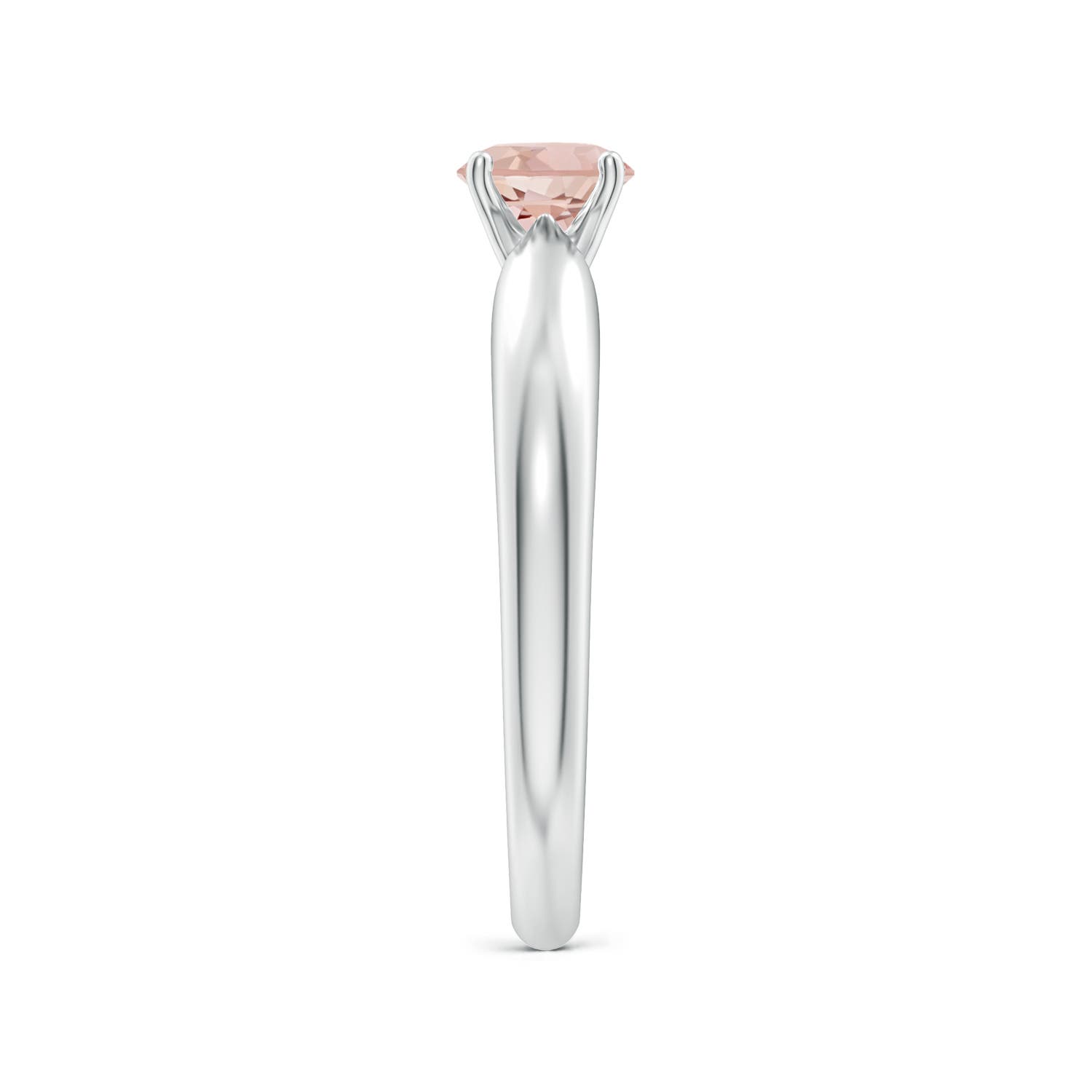 AAA - Morganite / 0.42 CT / 14 KT White Gold