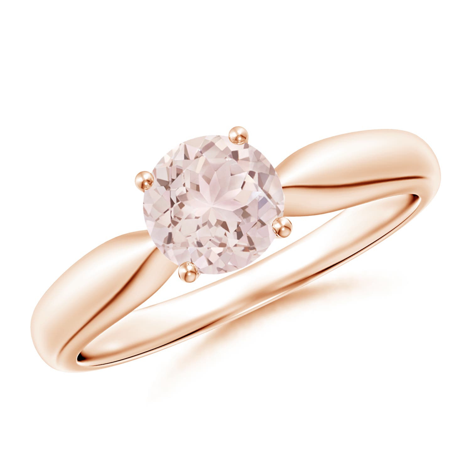 A - Morganite / 0.7 CT / 14 KT Rose Gold